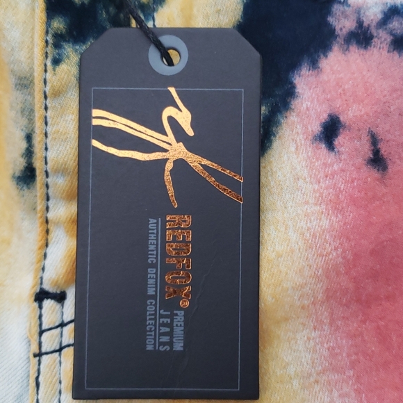 Red Fox Tie Dye Jeans - Picture 4 of 4